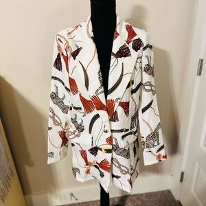 ITOO Western Print Blazer L
